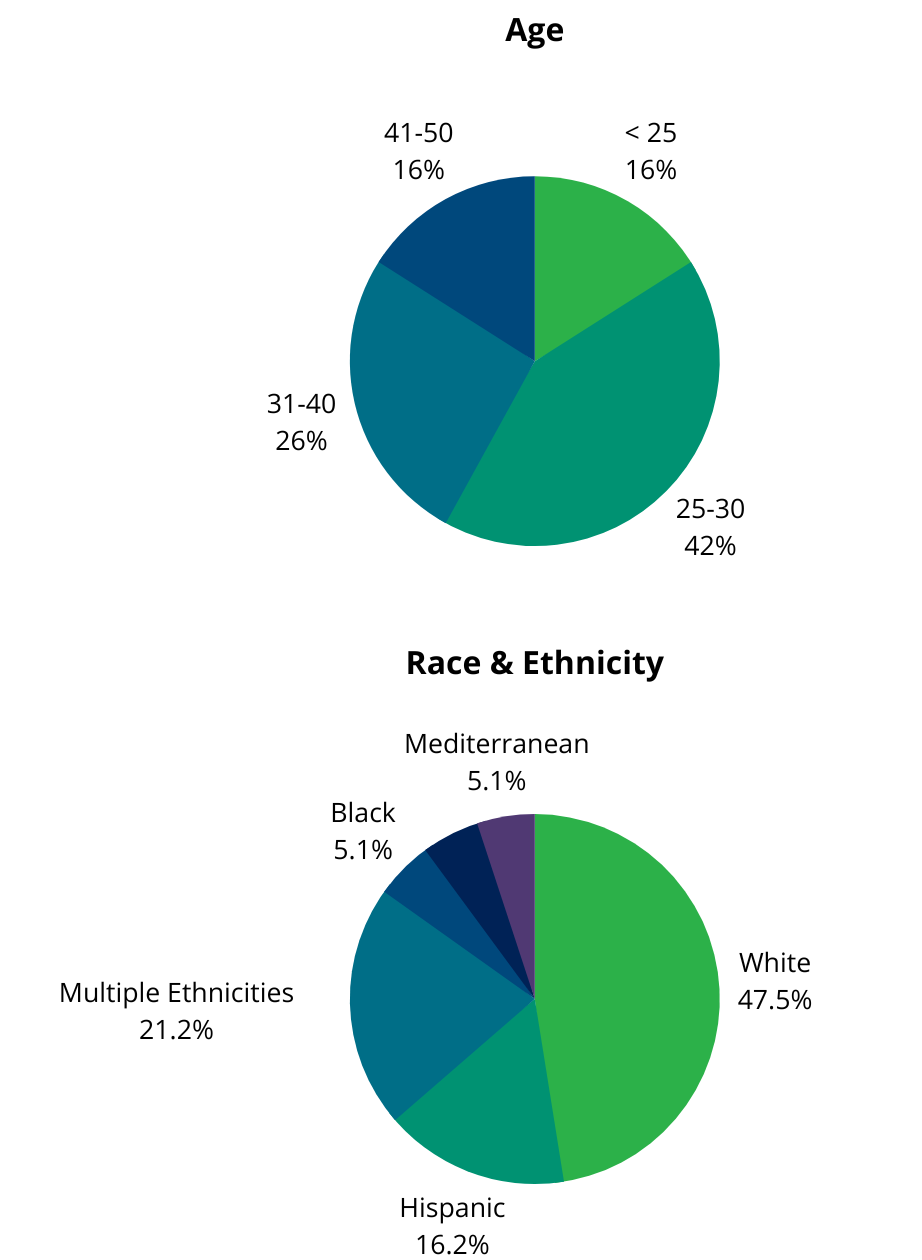 Mapistry diversity - Age and Race