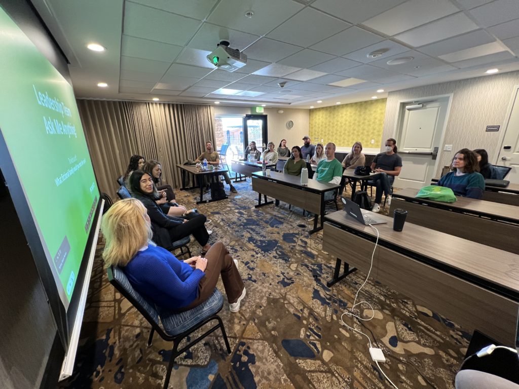 Group of people in a conference room