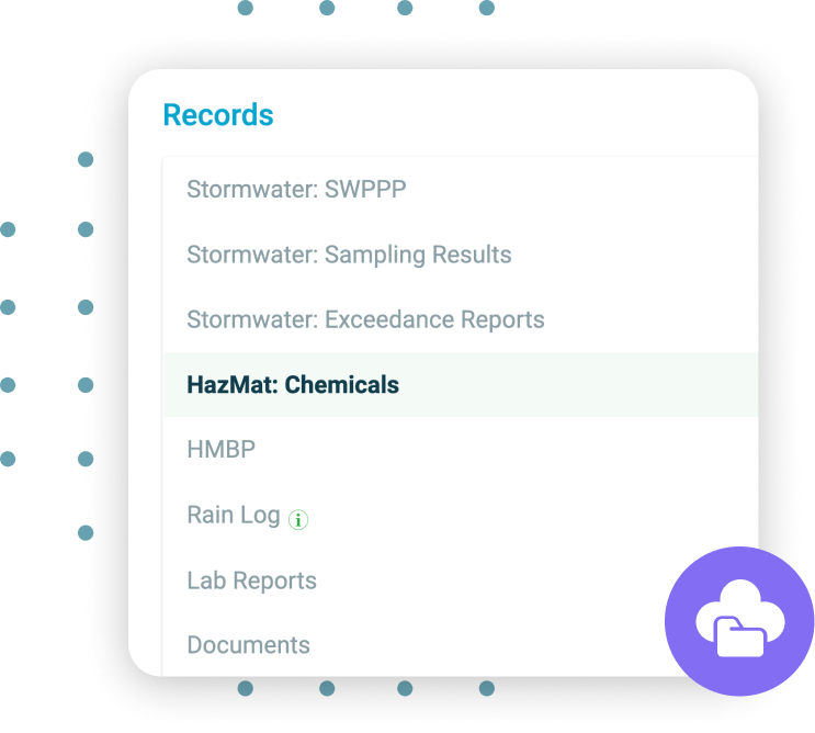 Share compliance records in seconds with no hassle