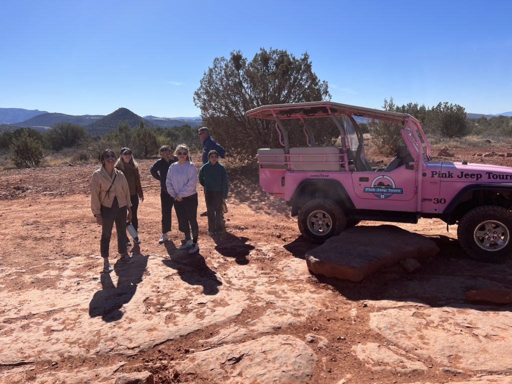 Jeep tour in the desert
